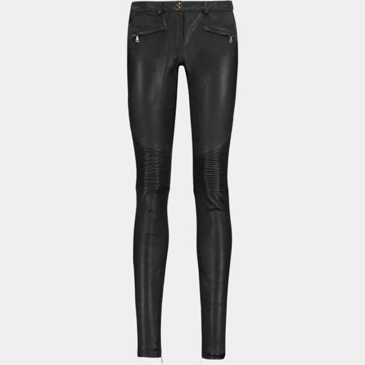 FAUX LEATHER-PANTS