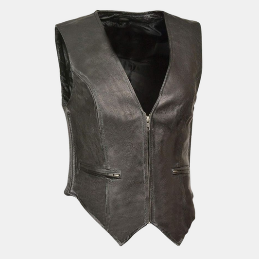 Milwaukee Black Leather Vest