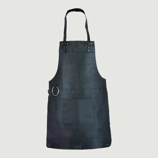 The Northumberland Black Leather Apron