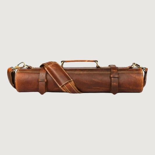 Torino Ranch Leather Chef Knife Roll