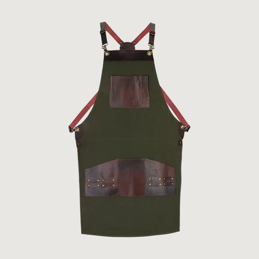 The Bedfordshire Canvas Green Apron