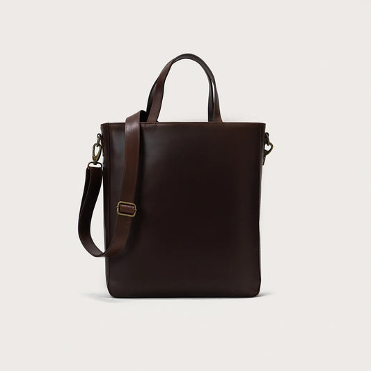 The Poet Vintage Brown Leather Tote Bag