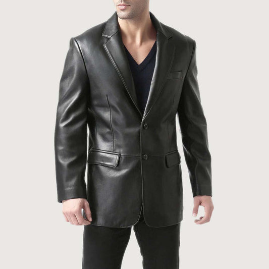 Men's Real Lambskin Leather Blazer