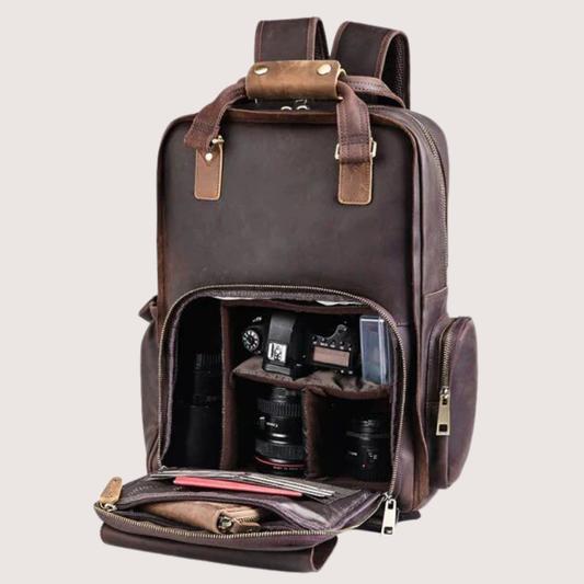 The Gaetano Large Leather Backpack