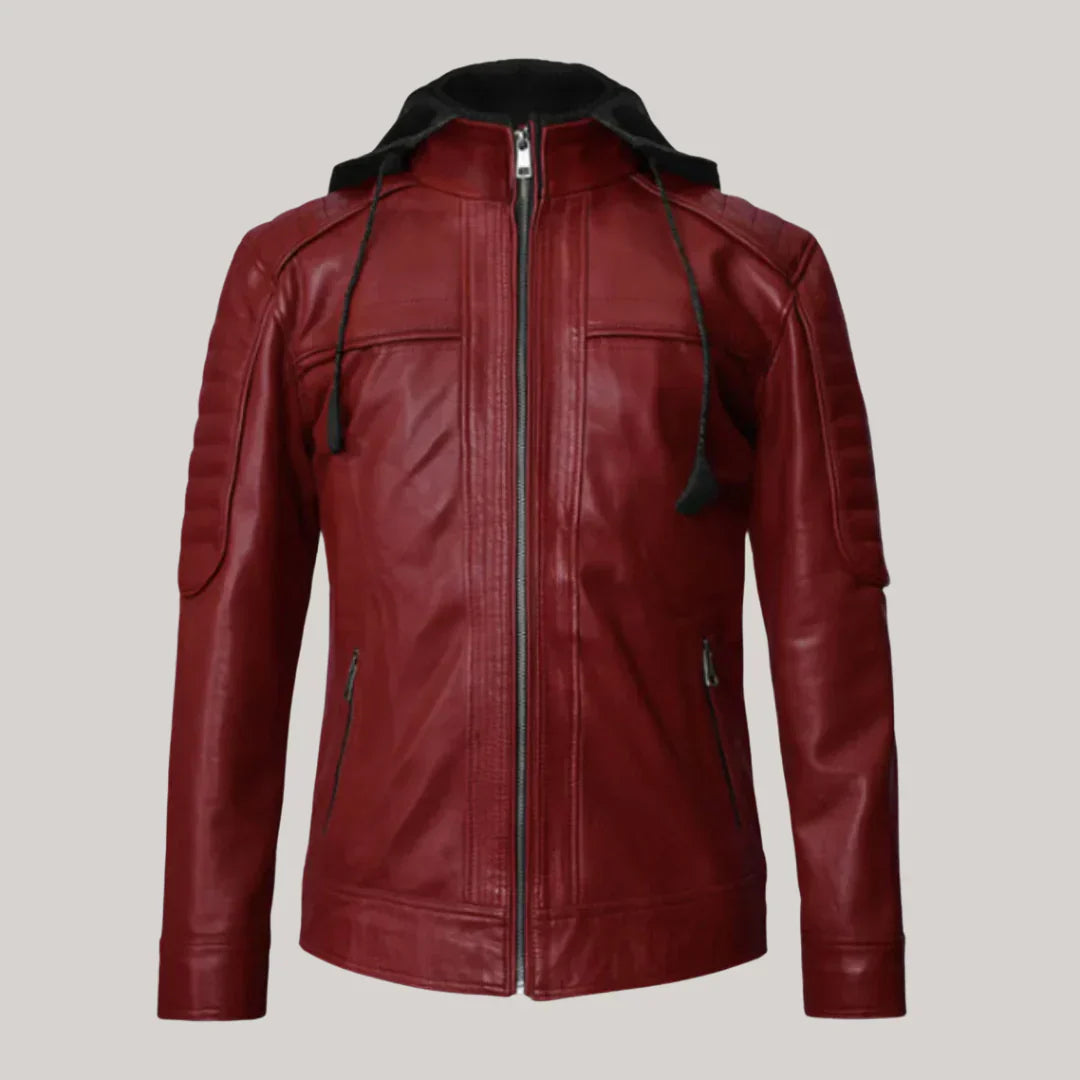 Rodeo Hooded Leather Jacket