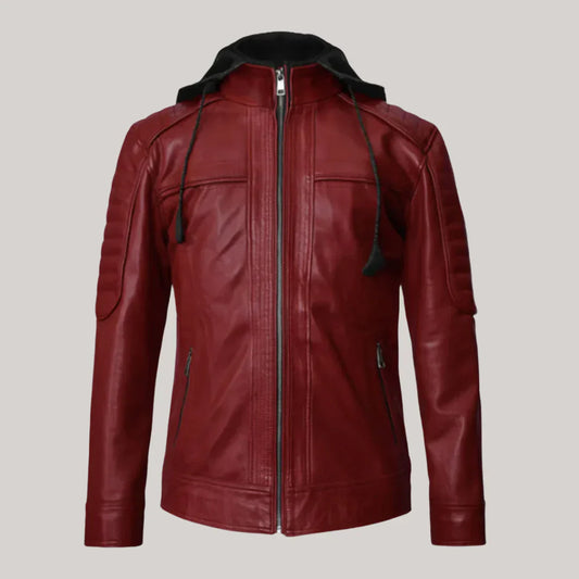 Rodeo Hooded Leather Jacket