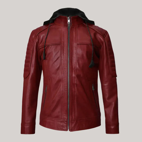 Rodeo Hooded Leather Jacket