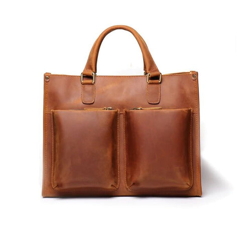 THE DAGMAR LEATHER MESSENGER BAG