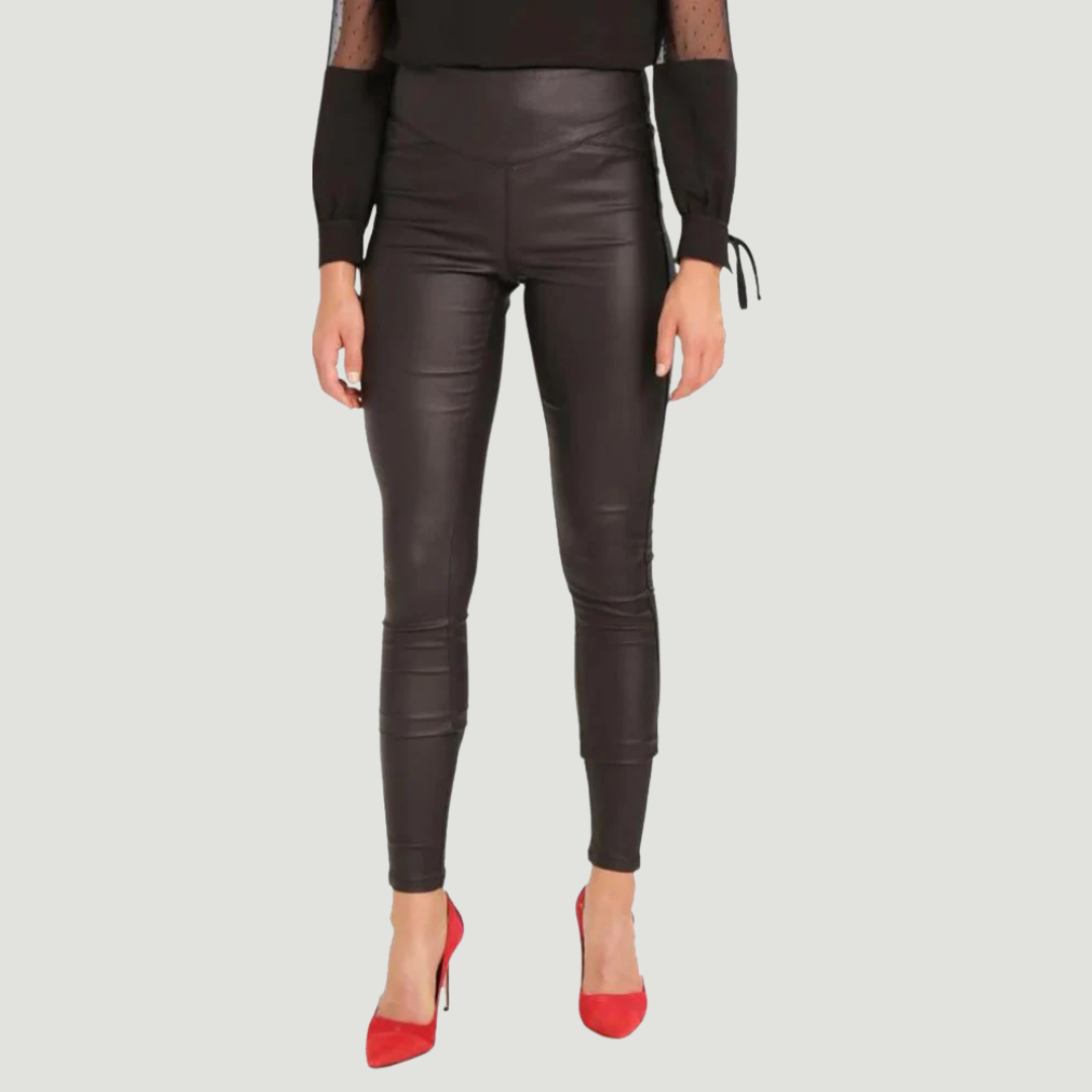 LAMB LEATHER SKINNY LEG PANTS