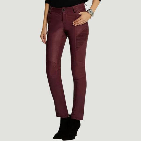 STEHMANN WOMEN'S LEATHER PANTS