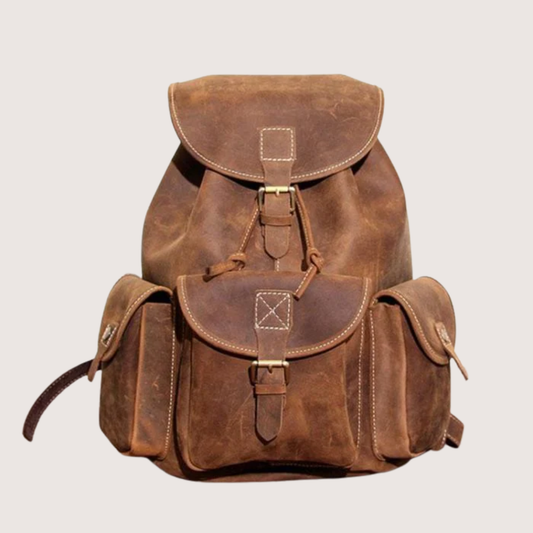 The Asmund Backpack Genuine Leather Rucksack