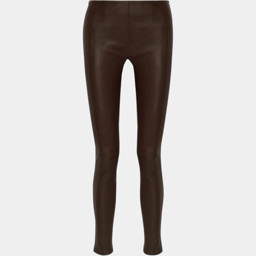 FAUX LEATHER LEGGINGS PANTS