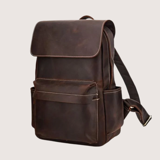 The Helka Backpack Genuine Vintage Leather Backpack
