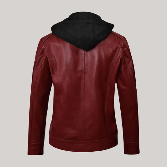 Rodeo Hooded Leather Jacket
