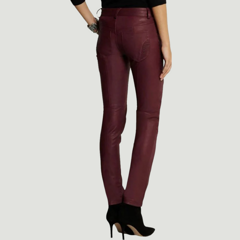 STEHMANN WOMEN'S LEATHER PANTS