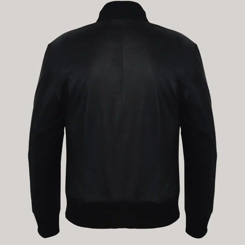 Timeless Midnight Leather Blazer