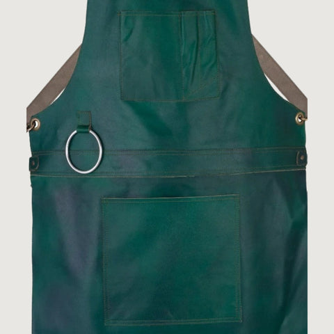 The Riding of Yorkshire Full Grain Green Apron