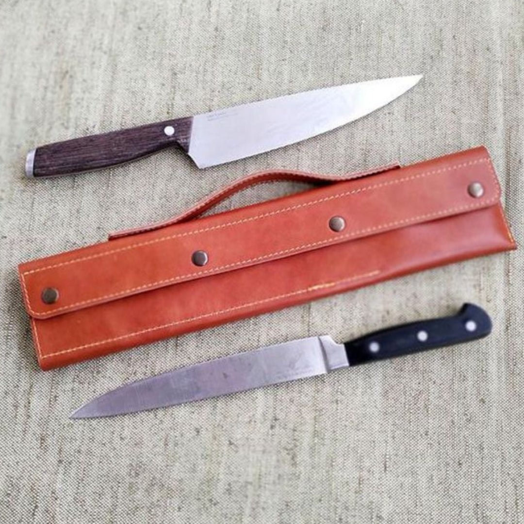 Leather Case Kitchen Knife Roll