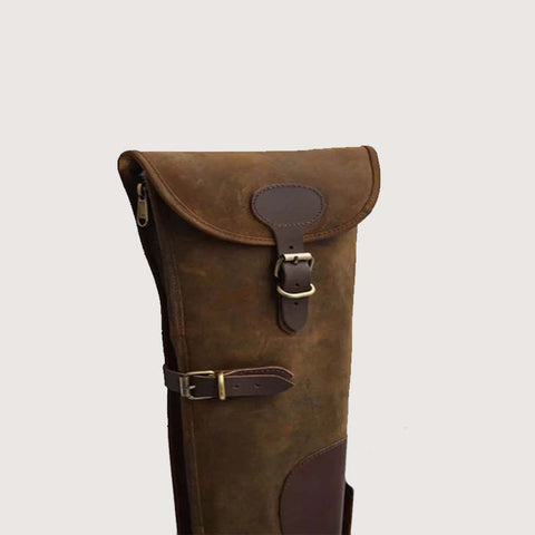 Leather Shotgun Slip Case, Clay Hunting Slip Case, Gift for Hunters