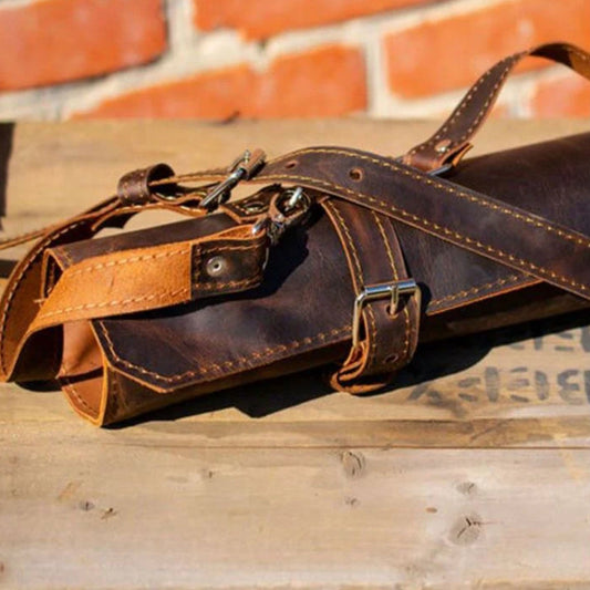 Custom Knife Leather Roll