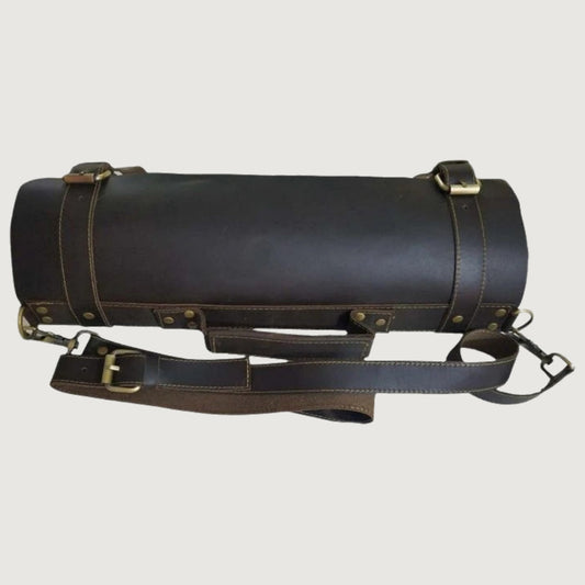 Dark Brown Chef Knife Roll