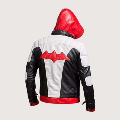Leather Clan Batman Arkham Knight Red Hood Jason Todd Leather Jacket + Vest