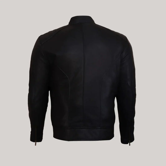 Firefly Moto Black Biker Leather Jacket