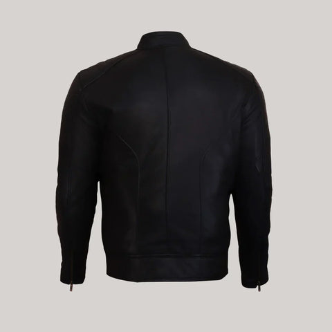 Firefly Moto Black Biker Leather Jacket