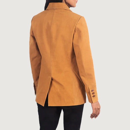 Norma Brown Nubuck Blazer