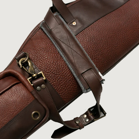 Two Toned Thick Leather Rifle Case