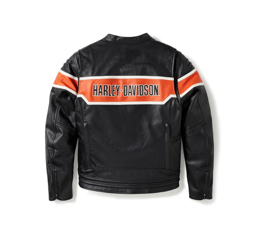 Men's H-D Trenton Leather Riding Jacket