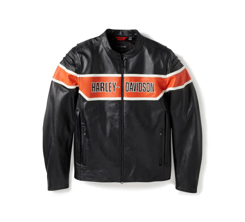 Men's H-D Trenton Leather Riding Jacket