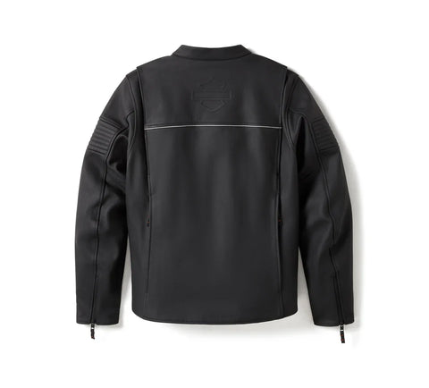 Men's H-D Leather Riding Jacket