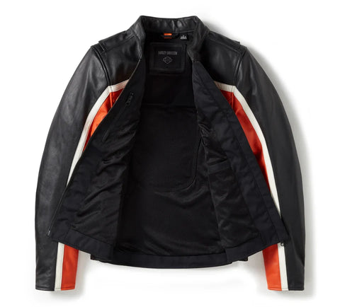 Women's H-D® Trenton Leather Riding Jacket