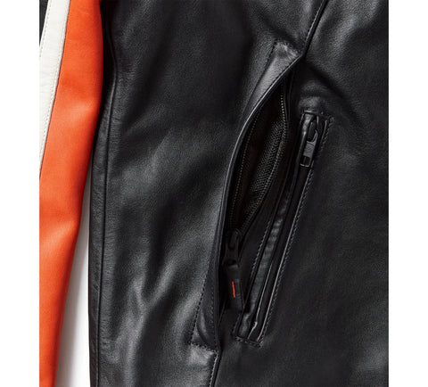 Women's H-D® Trenton Leather Riding Jacket