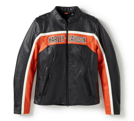 Women's H-D® Trenton Leather Riding Jacket