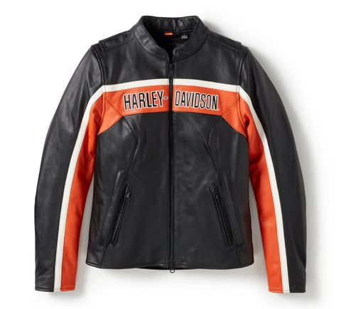 Women's H-D® Trenton Leather Riding Jacket