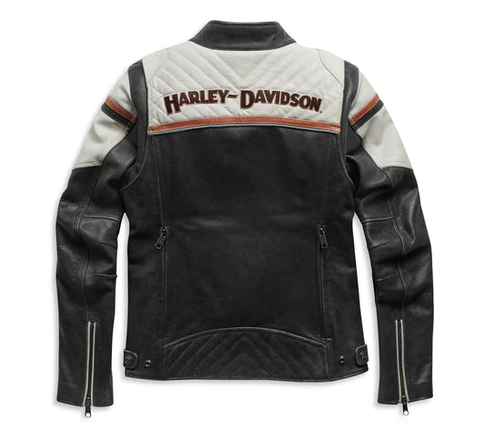 Women's H-D Triple Vent Miss Enthusiast II Leather Riding Jacket