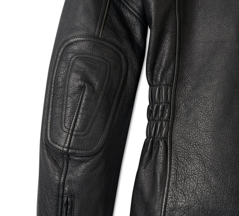 Women's H-D Flex Layering System Captains Leather Jacket Outer Layer