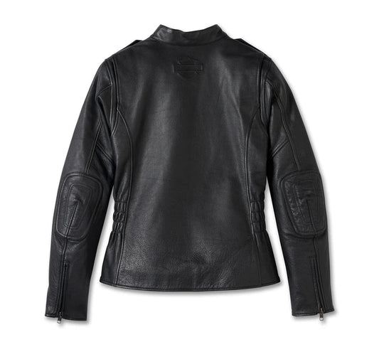 Women's H-D Flex Layering System Captains Leather Jacket Outer Layer