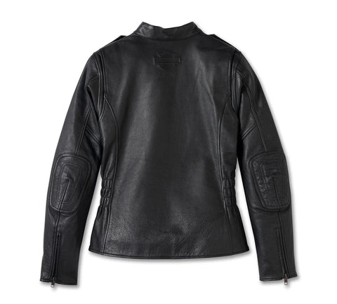 Women's H-D Flex Layering System Captains Leather Jacket Outer Layer