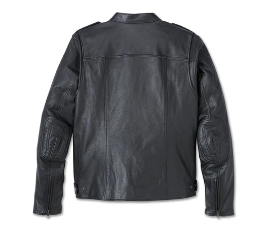 H-D Flex Layering System Captains Leather Jacket Outer Layer