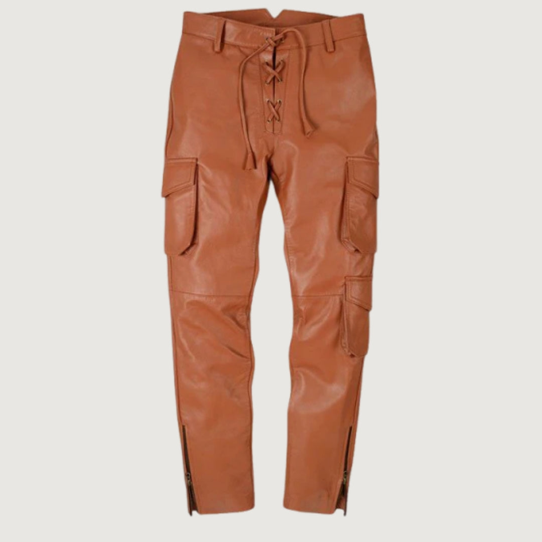 Drifter Leather Cargo Pants