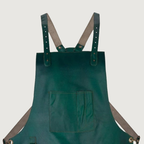 The Riding of Yorkshire Full Grain Green Apron