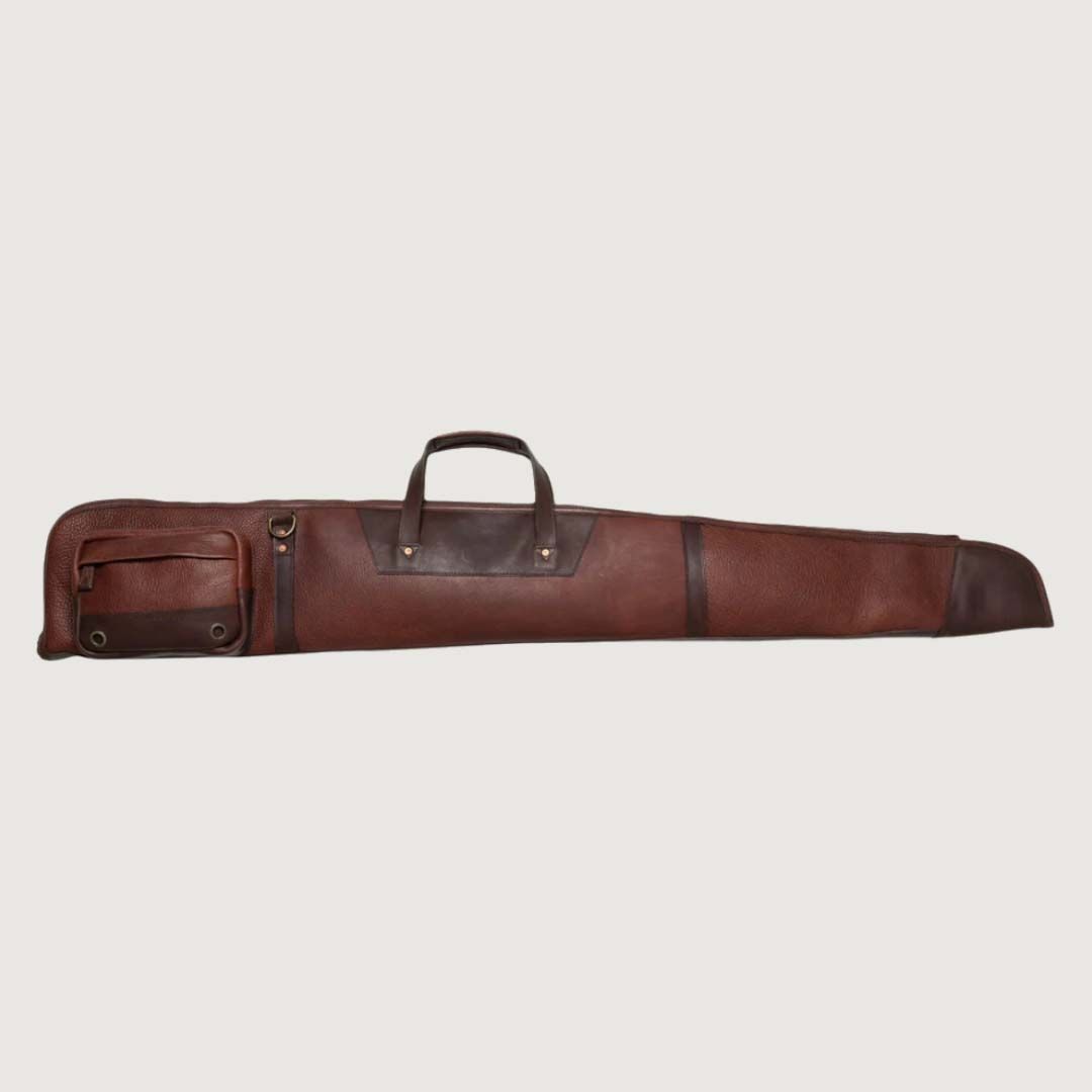 Double-Wrapped Leather Shotgun Case