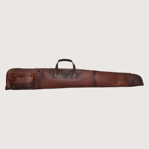 Double-Wrapped Leather Shotgun Case