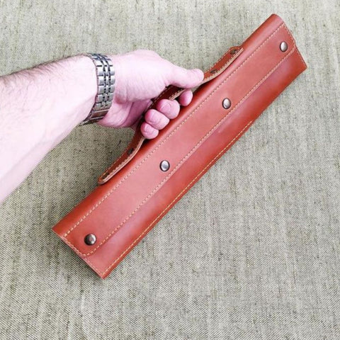 Leather Case Kitchen Knife Roll