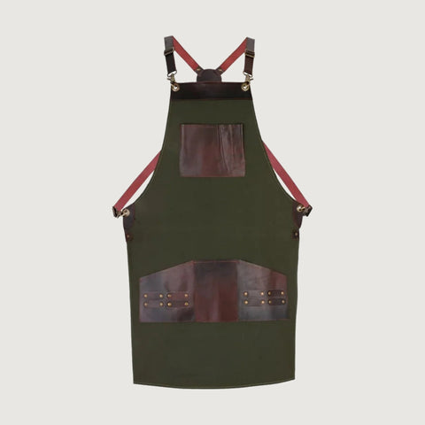 The Bedfordshire Canvas Green Apron