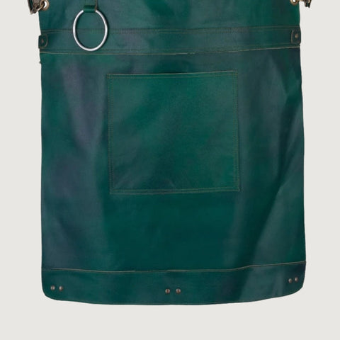 The Riding of Yorkshire Full Grain Green Apron