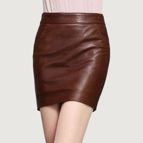 Basic Leather Skirt
